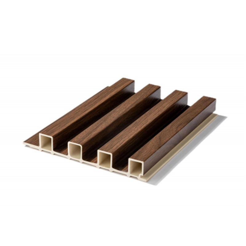 Lignum Grain Waterproof Fluted Wall Panel pro Interior Decoration